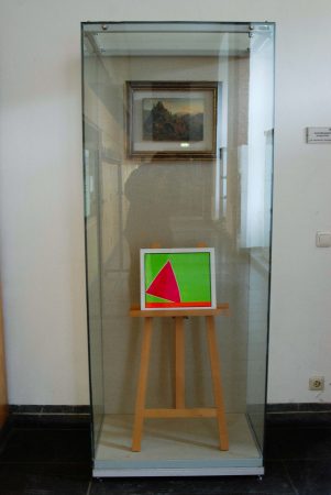 Burg Are bei Altenahr, Chris Billington on display with Burg Are bei Altenahr, Johann Wilhelm Schirmer at The Jülich Museum