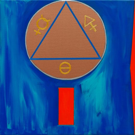Tria Prima ~ 40cm x 40cm ~ acrylic on canvas ~ Chris Billington