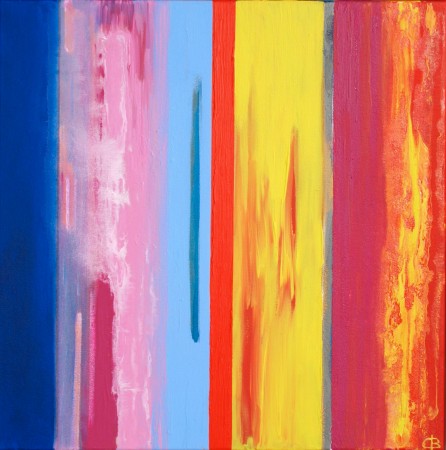 'Carnival Fizz' (2009) 75cm X 75cm ~ Chris Billington
