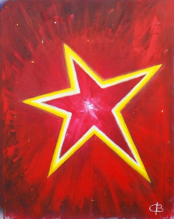 We Are All Made Of Stars (2014) - 24in X 30in - painted for Starchild ~ Chris Billington