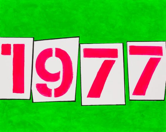 1977 (2014) - 40in X 32in -Punk The Transatlantic Paintings - Chris-Billington - Sold Modern Art